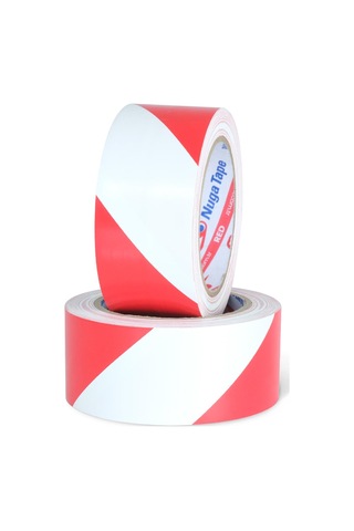 Yer İşaretleme Bandı 50 Mm X 30y Kırmızı-beyaz Renk