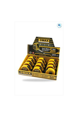 Şerit Metre 5 M X 19 Mm Çelik Otomatik Kilitli Stoplu Ölçüm Aleti