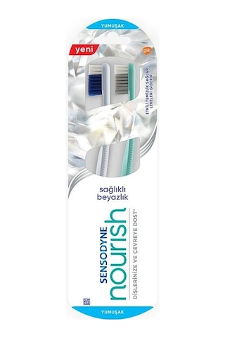 Sensodyne Nourish Sağlıklı Beyazlık Yumuşak Diş Fırçası 2'li
