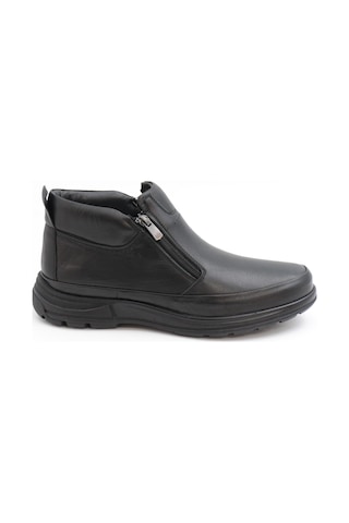 Nesilshoes Nesil Shoes Showmen 241-1 Siyah Hakiki Deri Kürklü Erkek Bot