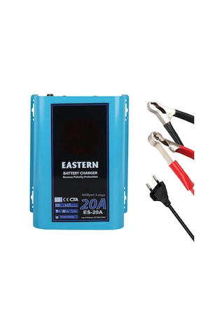 Powermaster Pm-22983 12 Volt 20 Amper Dijital Ekranlı Akü Şarj Cihazı Oto Araç Motosiklet Akü Şarj Aleti