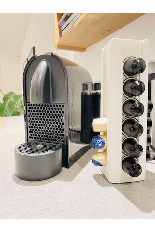 Nespresso Kapsül Kahve Kulesi Beyaz Çok Renkli