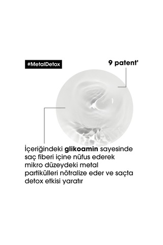 L'Oréal Professionnel İşlem Görmüş ve Yıpranmış Saçlar için Metal Karşıtı Arındırıcı Şampuan 500 ML