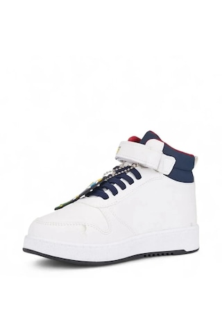 Zacoz Stars Temalı Erkek Çocuk Spor Ayakkabısı, Sneaker Beyaz - Lacivert