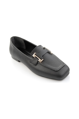 Siyah Kadın Loafer Ayakkabı K01641022709