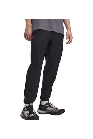Under Armour Ua Vibe Woven Cargo Pants Erkek Günlük Kargo Eşofman Altı 1386558-002 Siyah Siyah