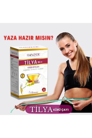 Tilya Kürü Form Çayı Kuşburnu Altın Otu Ihlamur 20 Süzen x 3 Adet