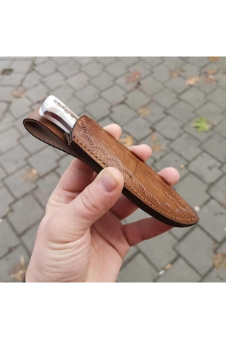 B. C. Mini Bushcraft Kamp Bıçağı (Geyik) Kahverengi