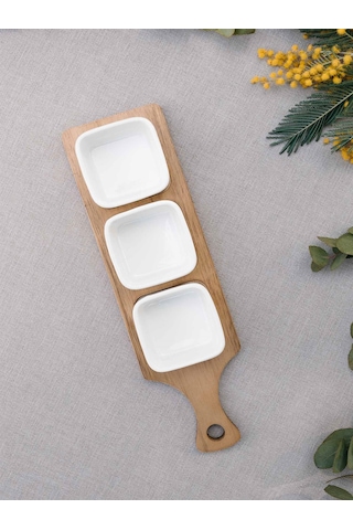 Woody Porselen Servis 33x10 Cm