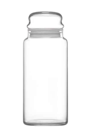 LAV Sera Cam Kavanoz 2'li Orta Boy 635 ml Beyaz Cam Kapaklı (Erzak Saklama Kavanozu )