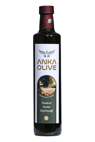 Anka Olive Erken Hasat Soğuk Sıkım Cam Şişe 500 ML