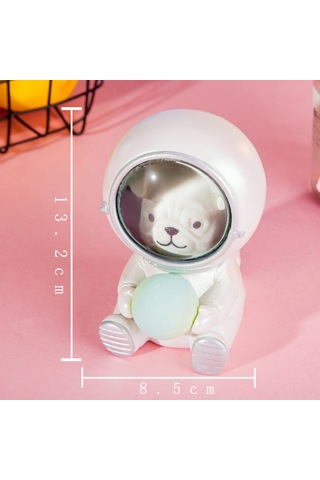 Maiyame Yumuşak Işıklı Ayı Figürlü Reçine Küçük Gece Lambası - Usb Şarjlı, Konforlu Uyku Ortamı Oluşturucu Dekoratif Aydınlatma Diğer