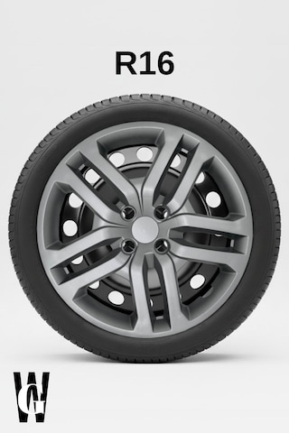 Renault Clio 16 İnç Jant Kapağı 4 Adet Gri G106