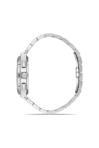 Ferro Fm43027a-a15 Quartz Çelik Gri Turkuaz Kadran 42 Mm Erkek Kol Saati Gri