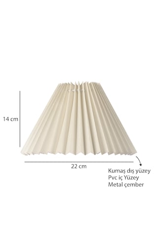 Homing Pileli Abajur Başlığı 241951 Krem