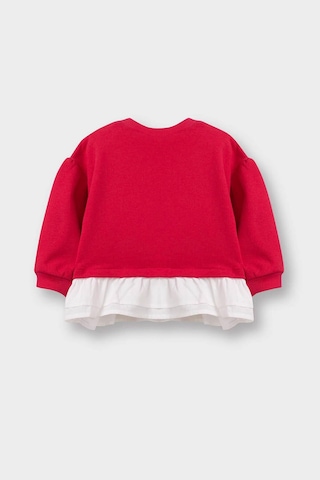 Defacto Fırfır Detaylı Oversıze Çiçekli Sweatshırt Kız Bebek G7417A526SP