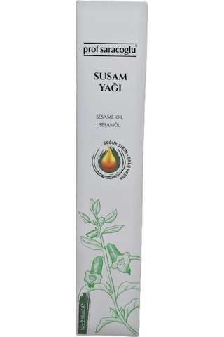 Prof Saracoglu Soğuk Sıkım  Susam Yağı 250 ML