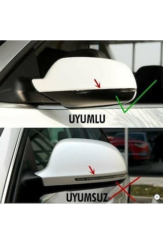 Audi A3 8p Batman Yarasa Ayna Kapağı Piano Black / 2008 - 2012