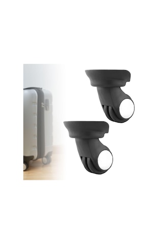 Homyl Bagaj Yedek Tekerlekleri, Bavul Aksesuarları Dayanıklı Siyah