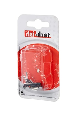 İzoleli Kablo Ucu - 10 Adet, Gümüş/siyah 0,25 mm² / 0.34 mm²