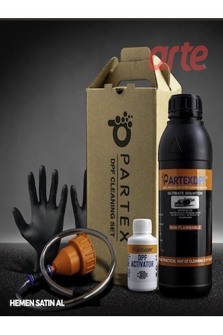 Partex Dpf Dizel Partikül Filtre Ve Katalizör Temizlik Solüsyonu 500 Ml Motor & Egzoz Temizleyic