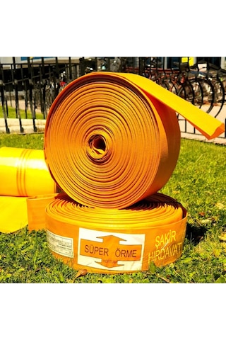 10 Cm 80 Metre Süper Örme Bez Salma Sulama Hortumu 6 Cm Çapında