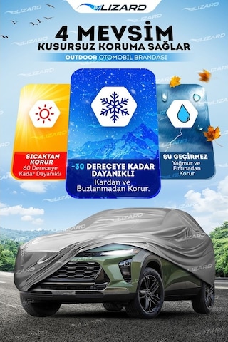 Togg T10x Araba Brandası - Oto Örtüsü - Kılıfı