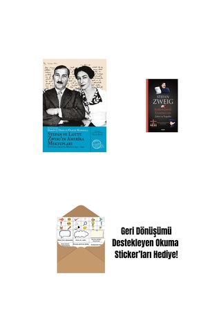 Stefan Ve Lotte Zweig In Amerika Mektupları + Rotterdamlı Erasmus Un Zaferi Ve Trajedisi + Okuma Sticker'ları
