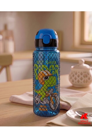 750 Ml Pipetli Su Matarası Çok Renkli