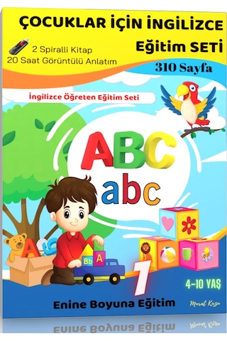 Çocuklar İçin İngilizce Eğitim Seti 4-10 Yaş