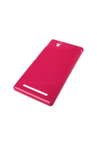 Xperia T2 Ultra İle Uyumlu Silikon Kılıf Pembe