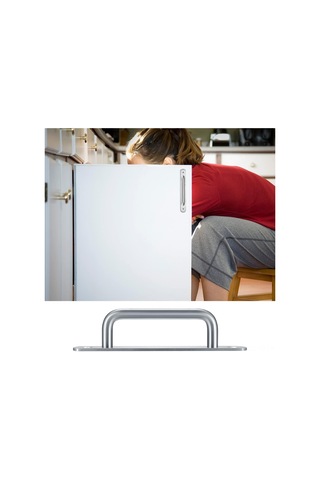 Yunboo Stainless Steel Kayar Kapı Kolu, Dolap/wardrobe Çekmeceler İçin 160mm, Anti-korozif, Modern Stil, 2 Adet + Vida Seti Gümüş