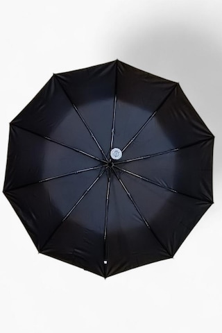 Baginn 10 Telli Full Otomatik El Fenerli Şemsiye 95 Cm Çap 33 Cm Kapalı Boyut Çanta Boy Çelik Telli Siyah