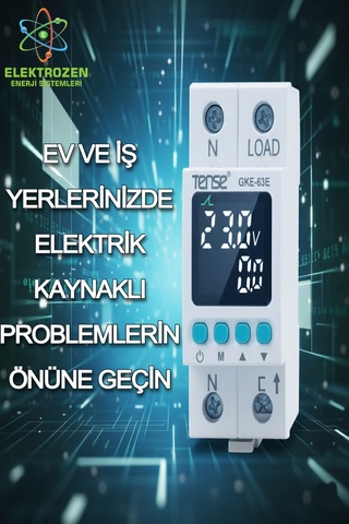 Monofaze Gerilim-akım Koruma Rölesi 63a