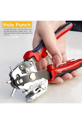 Suofeng Çok Amaçlı Delgeç - Deri, Plastik Ve Kağıt İçin Profesyonel Delik Açma Aleti