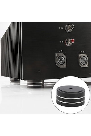 Trendooze Alüminyum Hoparlör Ayakları Döner Tablo İçin Şok Takımlı Base