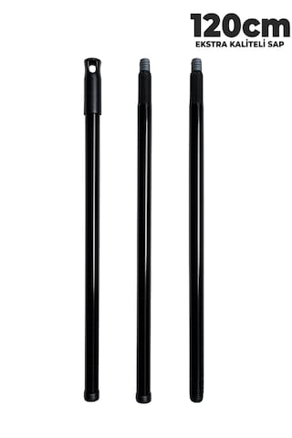 120 Cm 3 Parça Demonte Sap - Tüm Başlıklar Uyumlu Standart Giriş Sıkıştırmalı Vidalı Ekstra Kaliteli