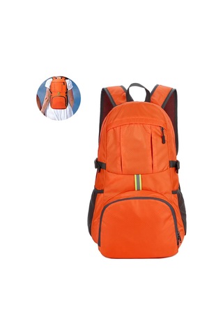 Sırt Çantası, Katlanabilir, Suya Dayanıklı, Hafif Günlük Sırt Çantası, Seyahat İçin Katlanabilir Sırt Çantası, Turuncu Diğer