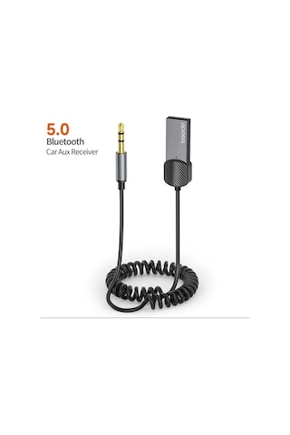 Toocki Aux Bluetooth Mikrofonlu 3.5mm 5.0 Verici Araç Kiti