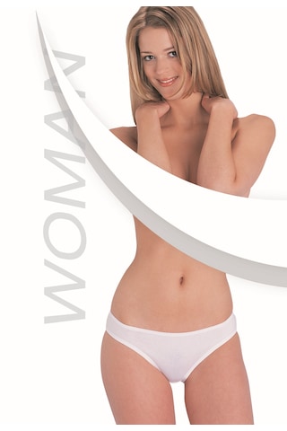 Beyaz Lycra Süprem Bikini Külot 3 Lü Paket - 233-3b Beyaz