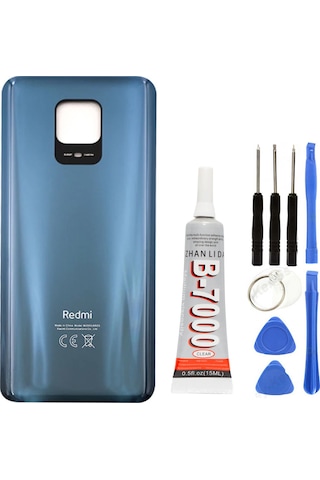 Xiaomi Redmi Note 9 Pro Arka Cam Batarya Pil Kapağı + B7000 15Ml (496406462)