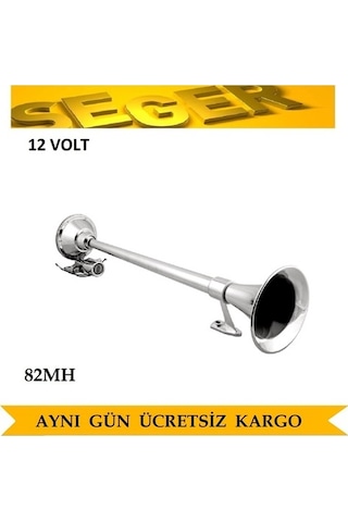 Seger 12V. Gemi Kornası Marin Ve Ağır Vasıta (Yat,Tekne) 82Mh