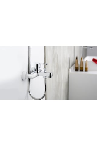 Adell Lento Banyo Bataryası - Parlak Krom