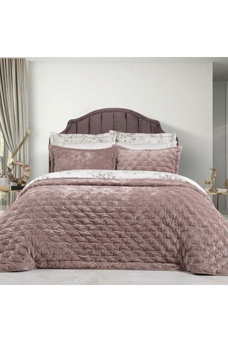 Sarev Somon Metis Yatak Örtüsü Seti Somon