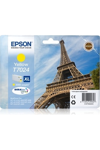 Epson C13t70244010 Yellow-2000sf-xl-wp-4015dn, Wp-4025dw,wp-4515 21,3 Ml-xl
