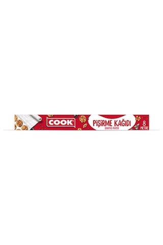 3 Adet Cook Yağlı Pişirme Kağıdı 8 Metre 37 Cm
