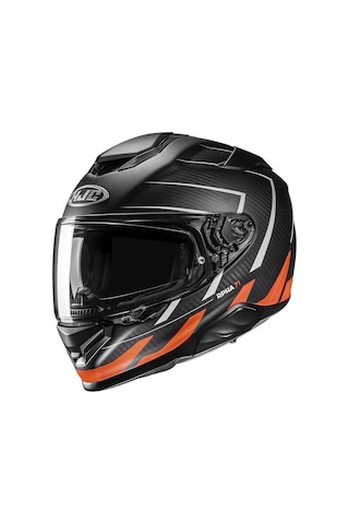 Hjc Rpha71 Carbon Cano Mc6hsf Kapalı Kask Siyah - Turuncu