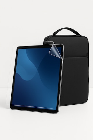 Samsung Galaxy Uyumlu P610 Evoque Case + 9h Nano Ekran Koruyucu Siyah