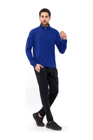 Raru Erkek Yarım Fermuarlı Eşofman Altus Saks 001