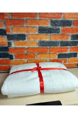 Özdilek Svv Border Yeni Seri Banyo Havlusu 76x147 - White Beyaz
